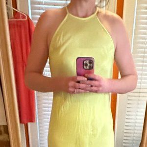 JCrew Slip Dress in Citron | size 6